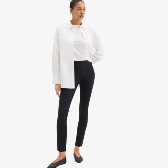 Sz 4 (36 EUR) Jil Sander Navy Black Skinny Pants $351 MSRP - Picture 1 of 10